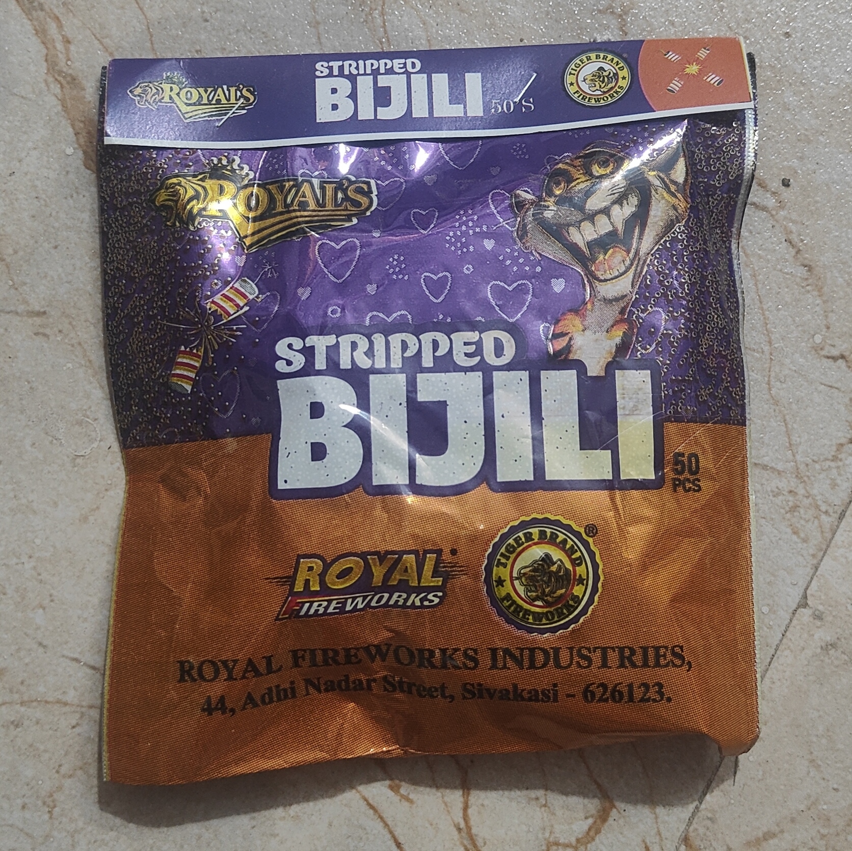 Stripped Bijli Chorsa (50 Pcs)