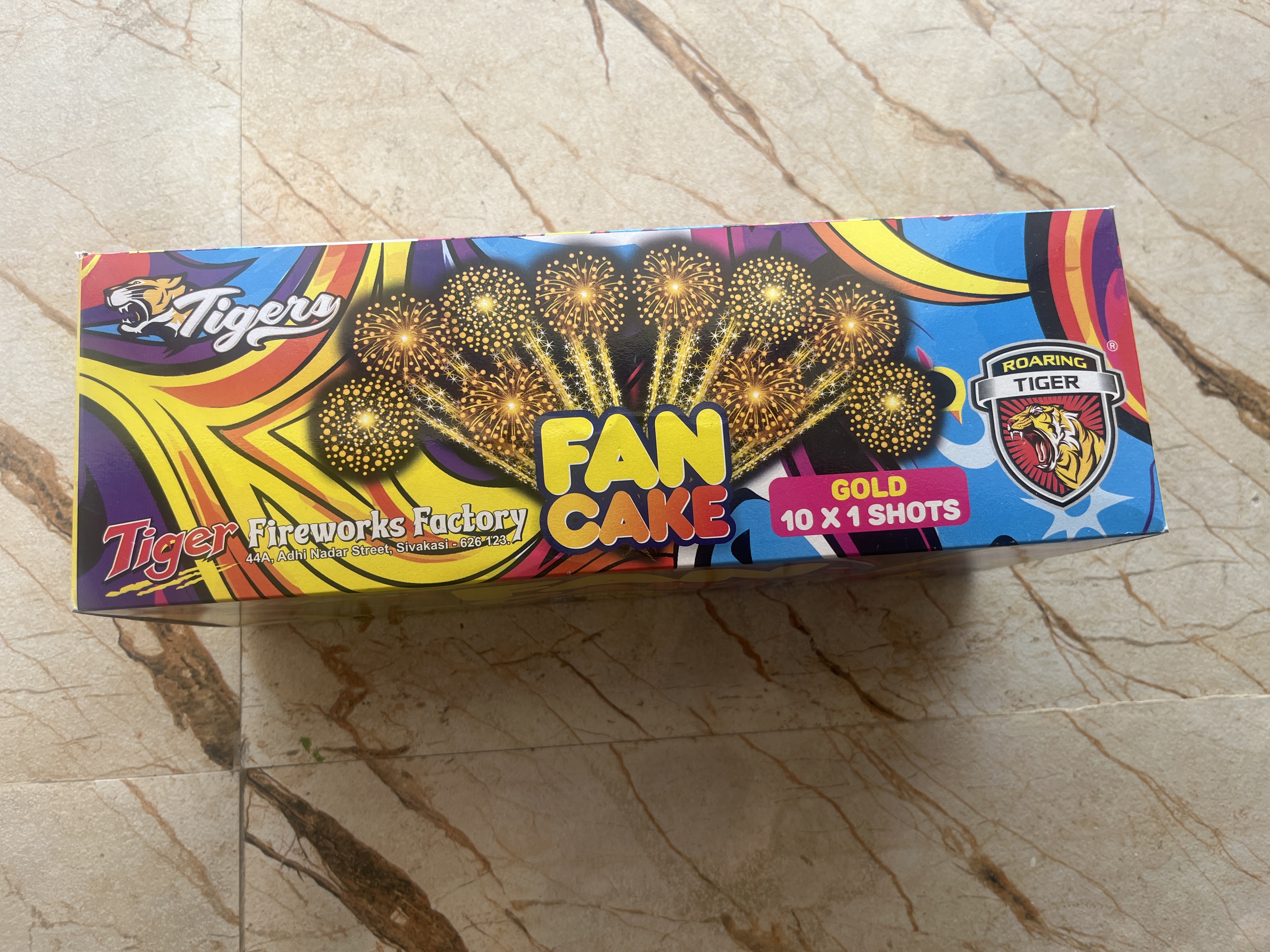 Fancake Gold - 10x1 Shots Gold Star Effect