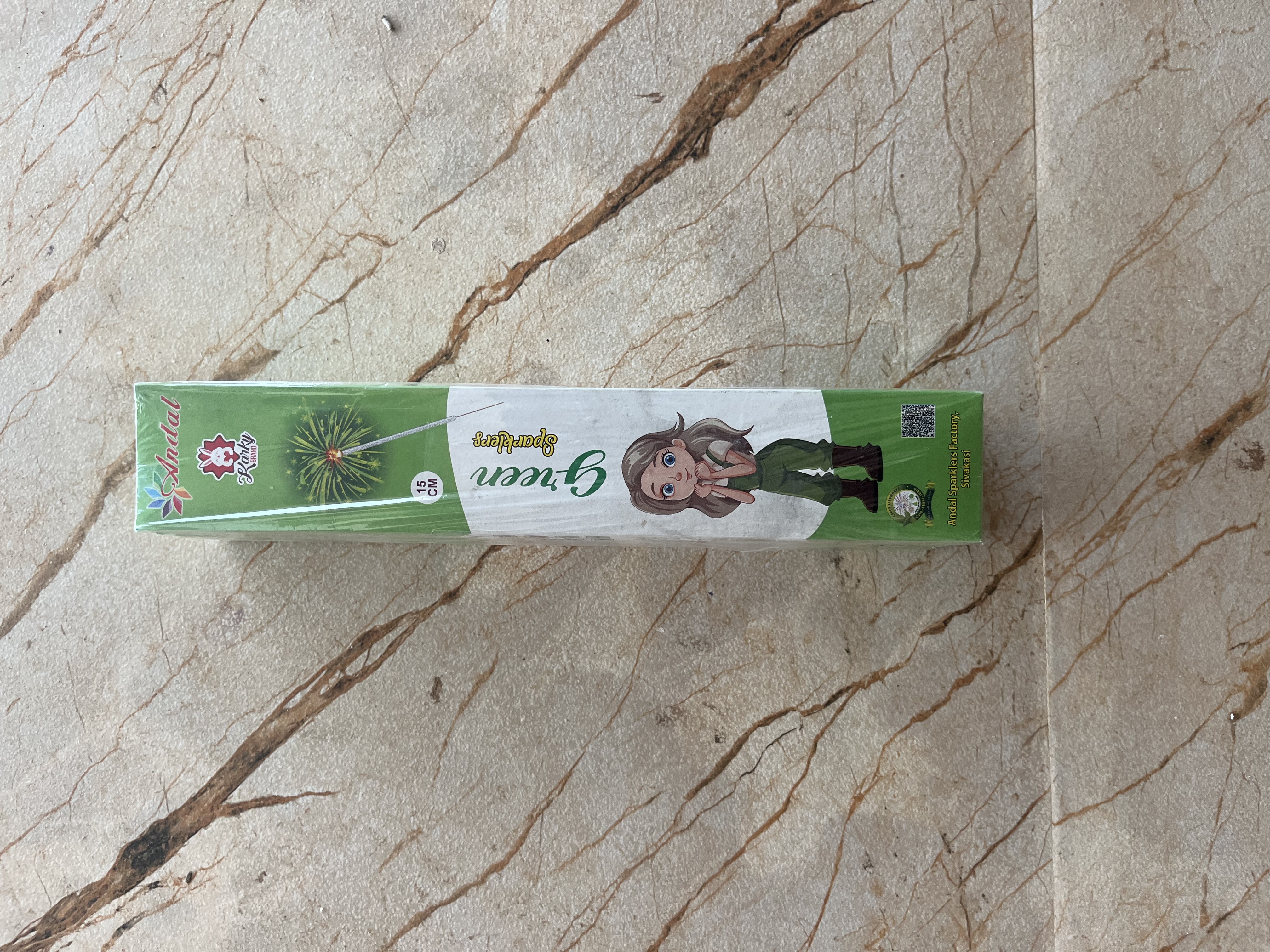 15 Cm Green Sparklers (10 Pcs)