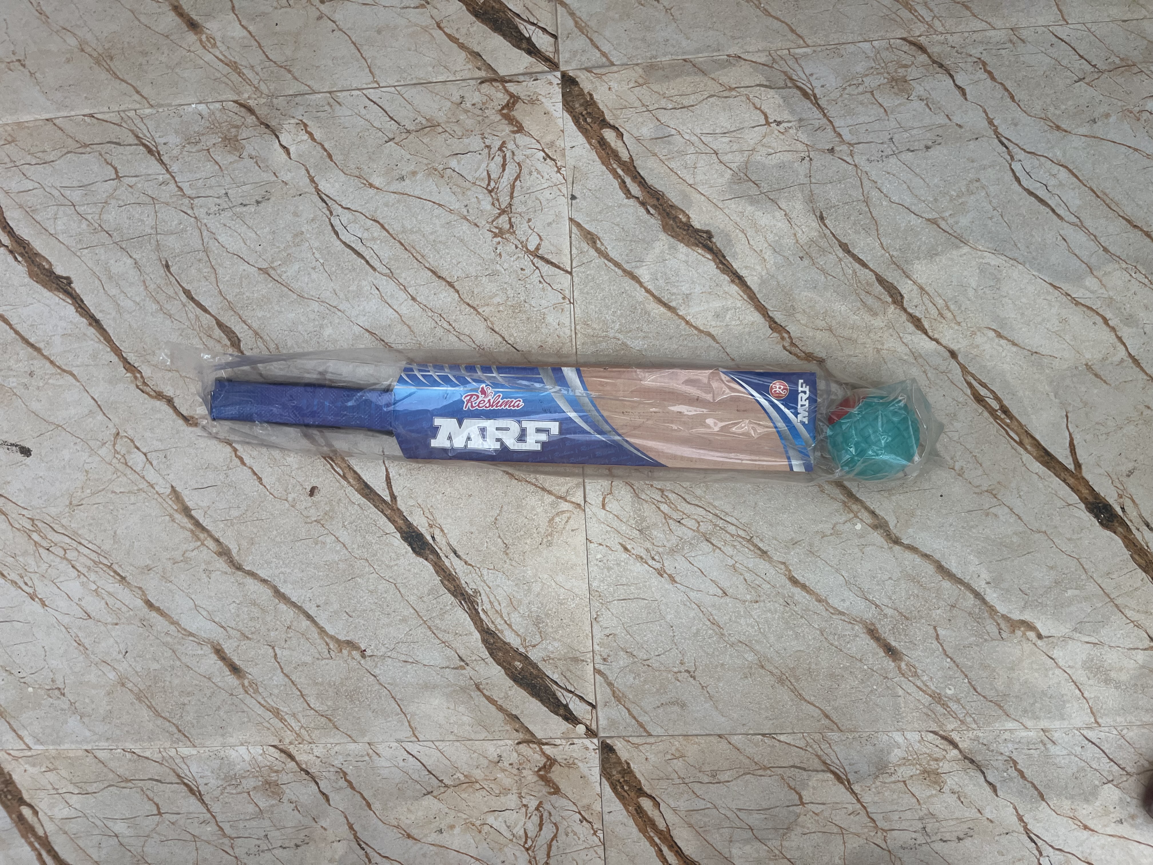 Mrf Bat & Ball - Bat As Crafted Pencil & Ball As Paper Bomb