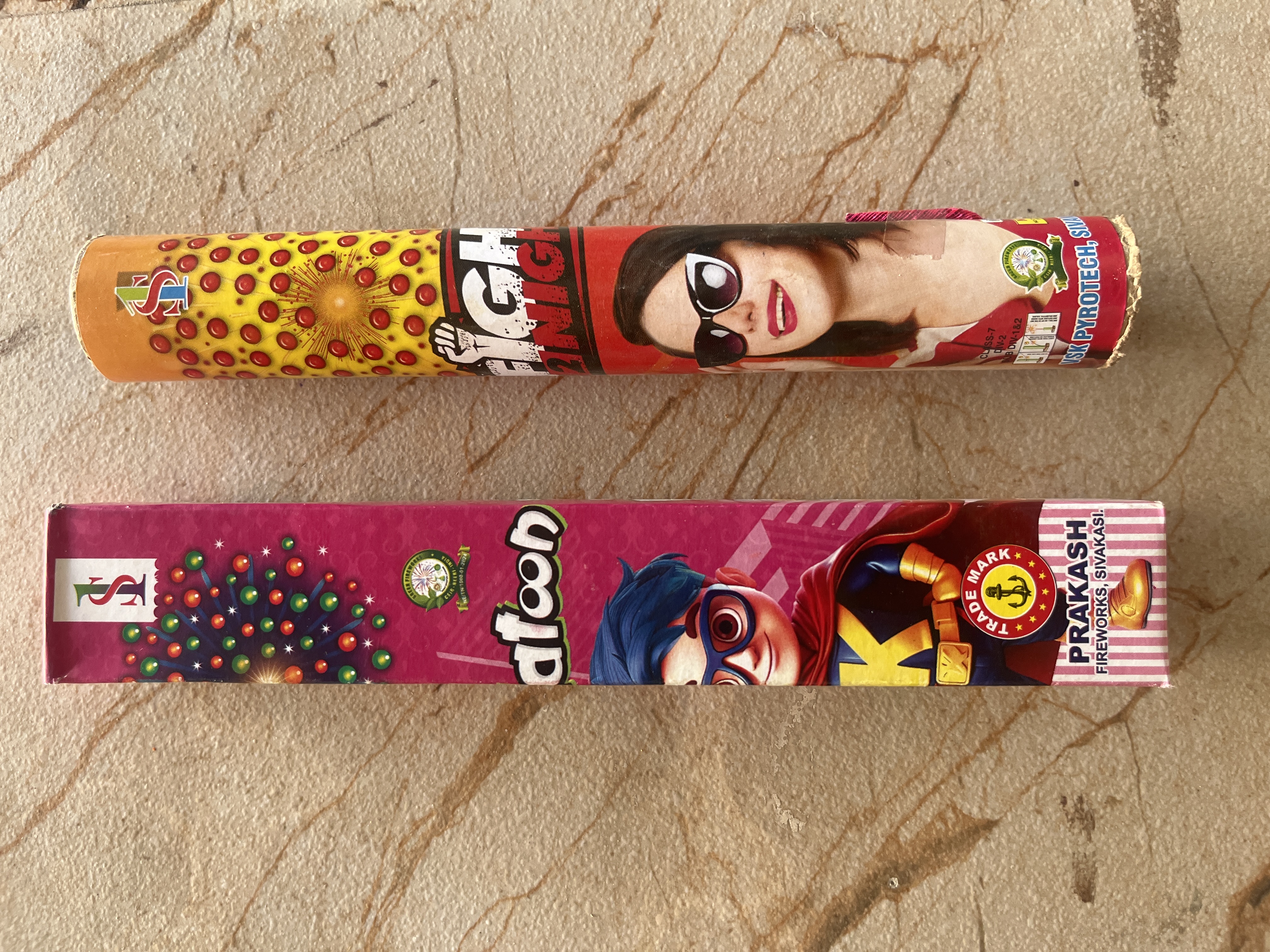 1 Inch Pipe With Mixed Colours (1 Pcs)