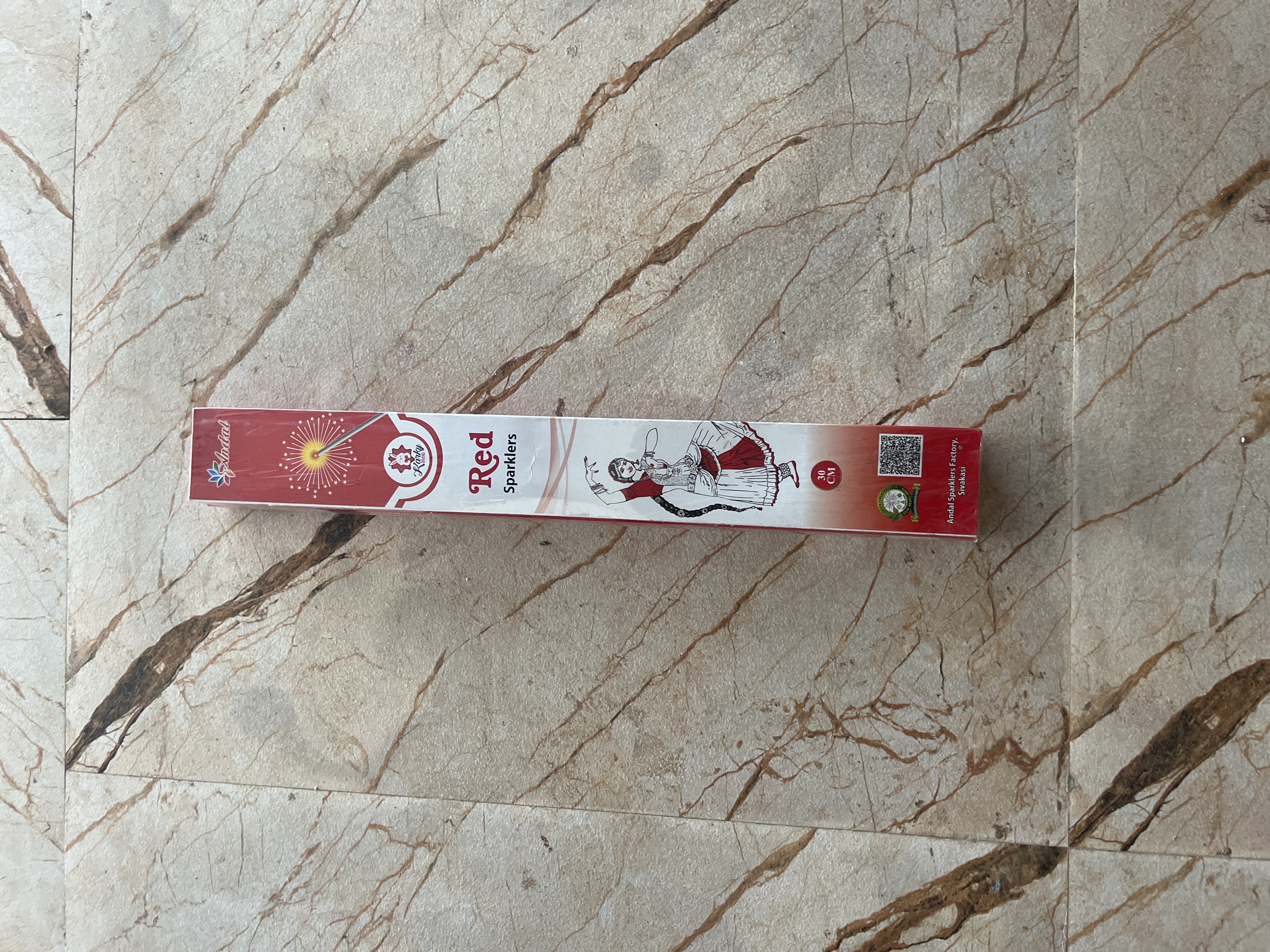 30 Cm Red Sparklers (5 Pcs)